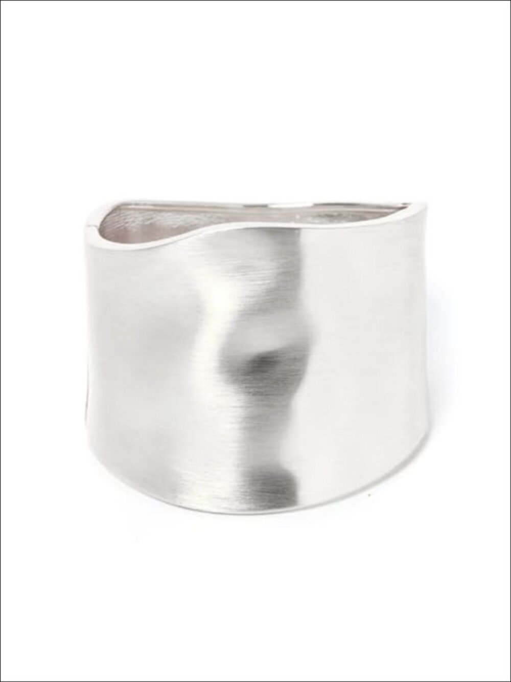 14K Gold Plated Bangle Bracelets for Women Wide Chunky Geometric Hinged Cuff